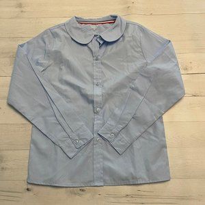 French Toast Girls' Long Sleeve Peter Pan Blouse 12‎